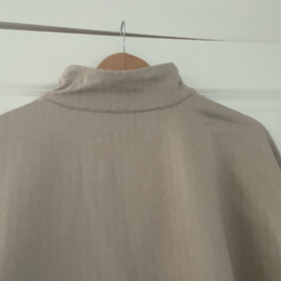 J. McLaughlin Maeba Fleece Top Herringbone Jacquard 1/4 Zip Preppy - Picture 12 of 12